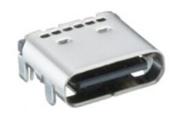 2436 01 - Lumberg 2436 01 USB 3.1 chassis socket typ C, 24 pólů, hranaté provedení, pro desky plošných spojů, technologie povrchové montáže (SMT) Skladem v EU